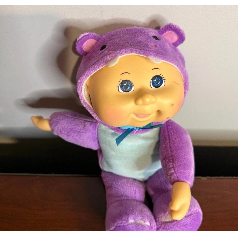 CPK Exotic Friends Cuties EMMETT HIPPO Purple‎ Cabbage Patch Kids doll